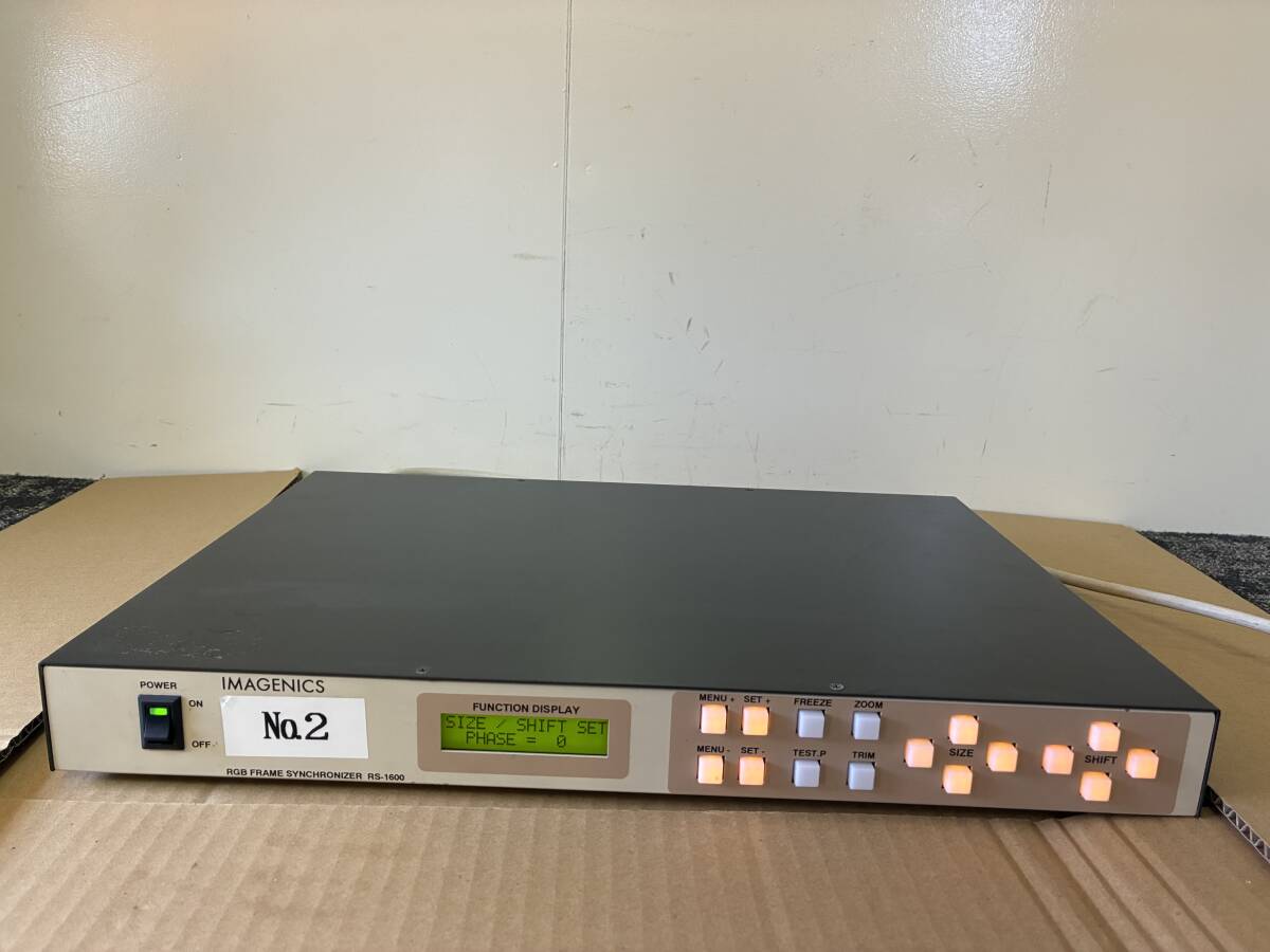 1000円スタート イメージニクス IMAGENICS RS-1600 RGBフレームシンクロナイザー