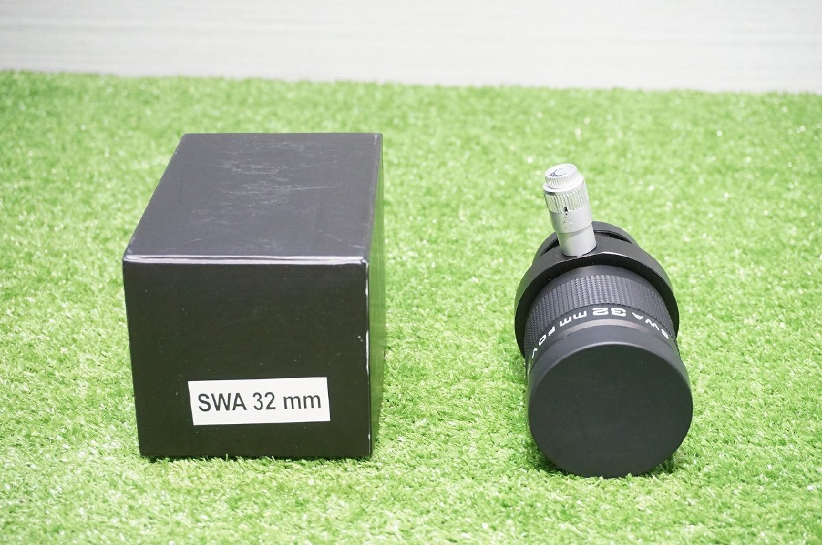 [SK][E6987160] Kasai Trading 笠井トレーディング SWA 32mm FOV 70°アイピース 暗視野照明装置 天体望遠鏡 元箱付き
