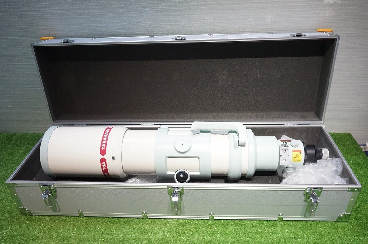 [SK][E6987417] 高橋製作所 タカハシ TOA-130NS D=130mm F=1000mm 鏡筒 天体望遠鏡 鏡筒バンド ファインダーセット ケース付き