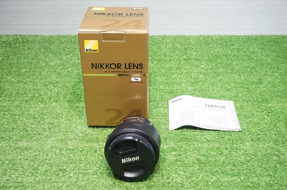 [SK][E6988880] NIKON ニコン AF-S NIKKOR 24mm 1:1.4G ED 一眼レフカメラ用レンズ 元箱、説明書付き