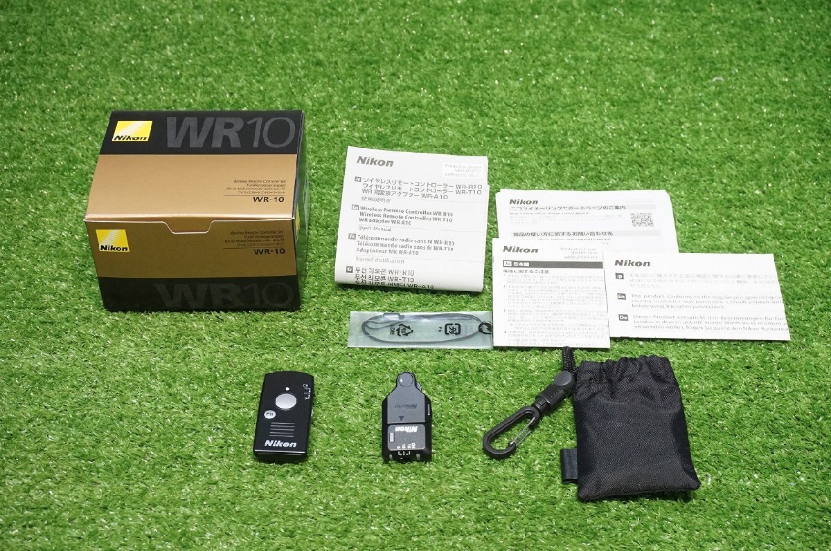 [SK][E6989460] Nikon ニコン WR10 ワイヤレスリモートコントローラーセット WR-T10 WR-R10 元箱、説明書、ケース等付き