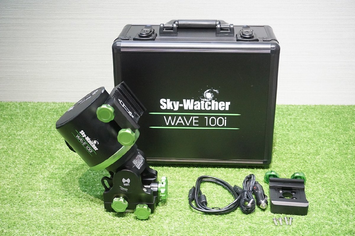 [SK][F6994312] Sky-Watcher スカイウォッチャー WAVE 100i ストレインウェーブギア 赤道儀 天体望遠鏡 ケース付き