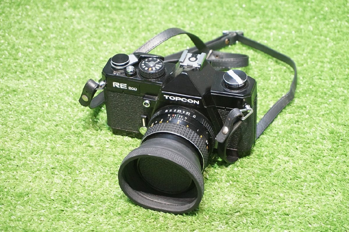 [SK][F6996660] TOPCON トプコン RE200 フィルム 一眼レフカメラ レンズセット