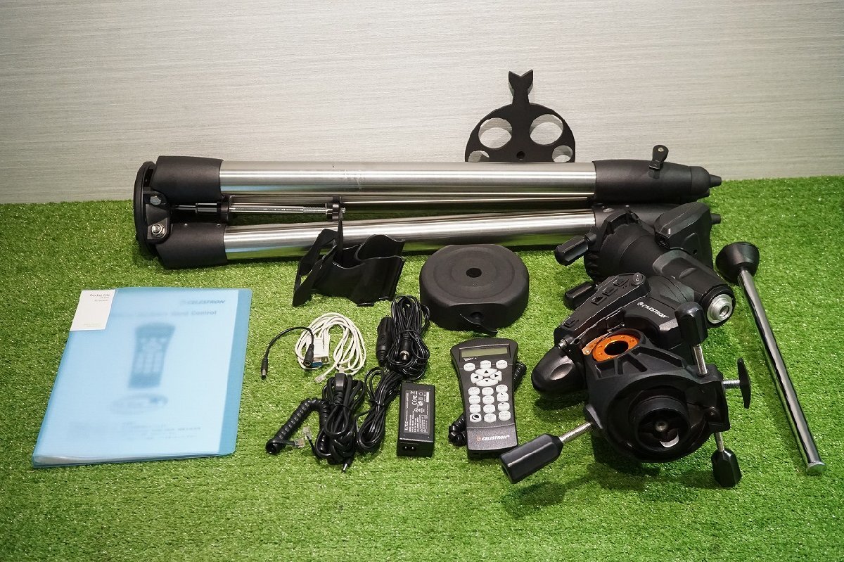 [QS][F6014422S] CELESTRON セレストロン Advanced VX 91519 赤道儀 コントローラー/ケーブル/三脚 等付属