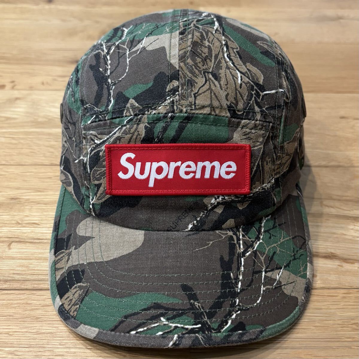 Supreme Military Camp Cap 22FW シュプリーム ミリタリー キャンプ キャップ ボックスロゴ ブランチ オリーブカモ 迷彩 Branch Olive Camo