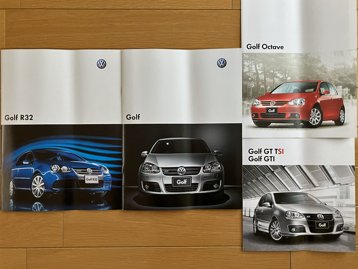 VW ゴルフⅤ GTI R32 カタログ ★４点セット★ 2007年8月 GT TSI Octave ゴルフ5 GOLF