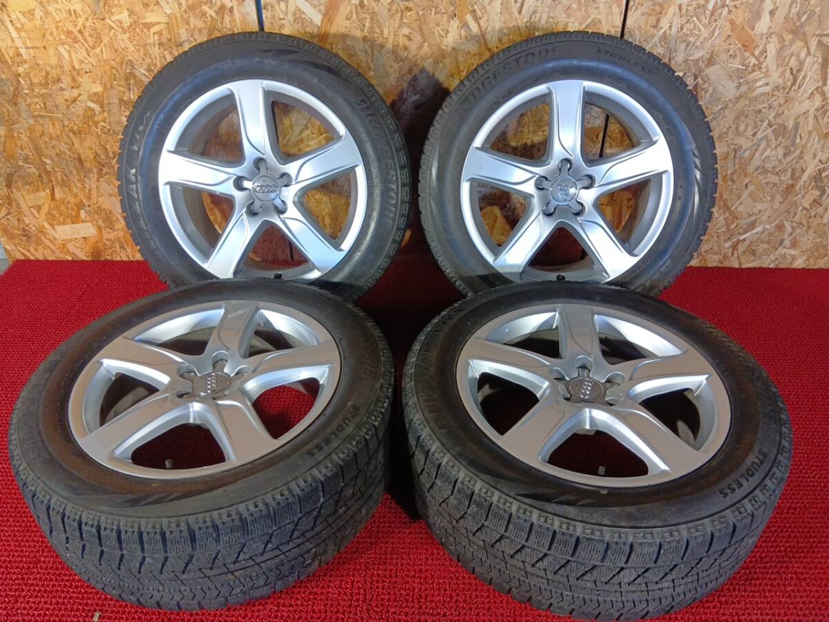 AUDI アウディ純正ホイール 18×8J +41 112/5穴 VRXタイヤセット 中古 売切!!