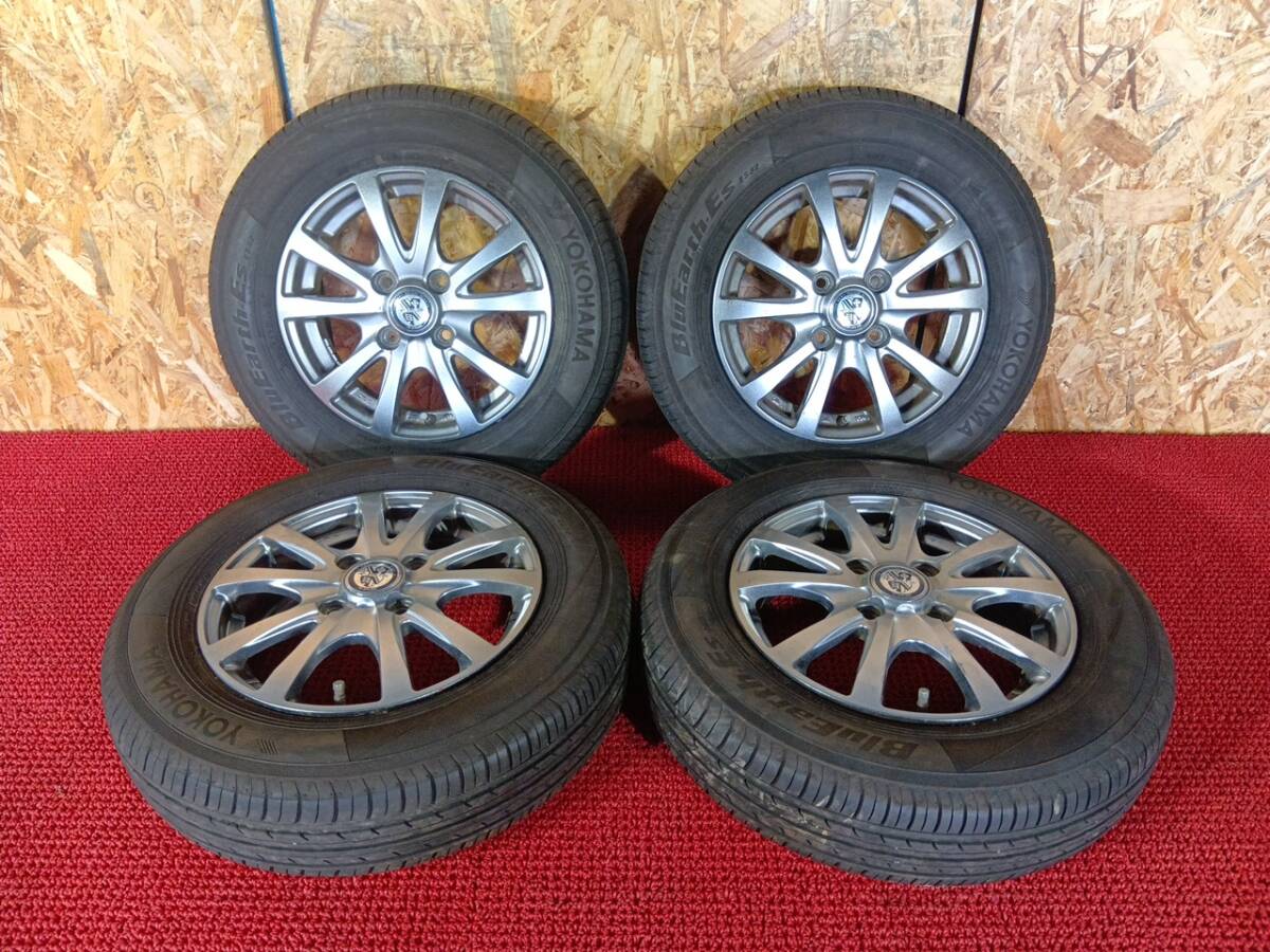 ヨコハマ ブルーアースES32 145/80R13 ホイールセット ミラ アルト等に 売切!!