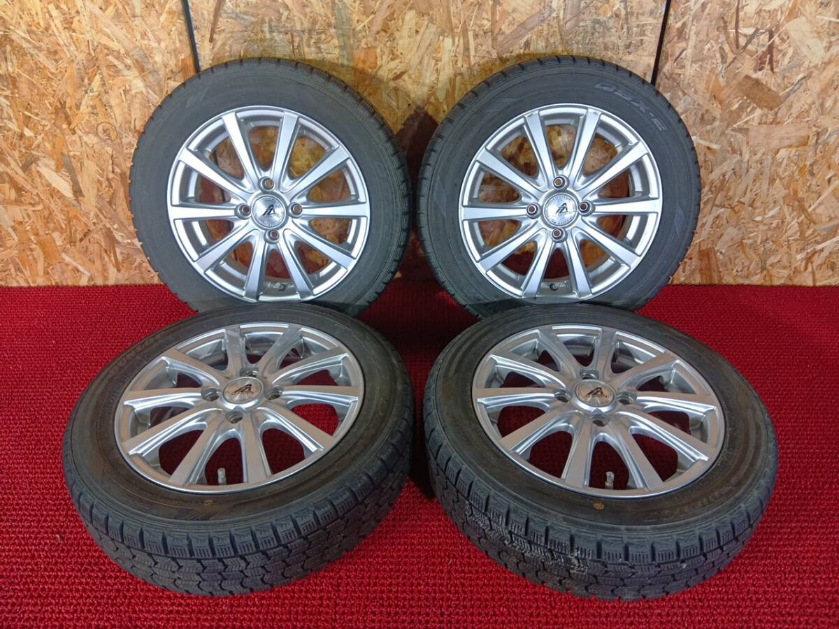 社外ホイール AZ SPORTS 14×4.5J +43 スタッドレスタイヤセット デイズ等に 売切!!