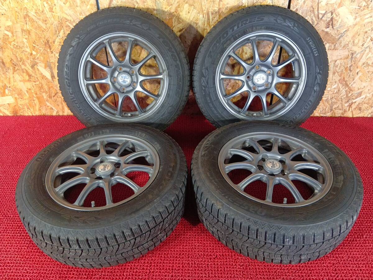 溝有 トーヨー OBSERVE GIZ2 195/65R15 ホイールセット プリウス等に 売切!!