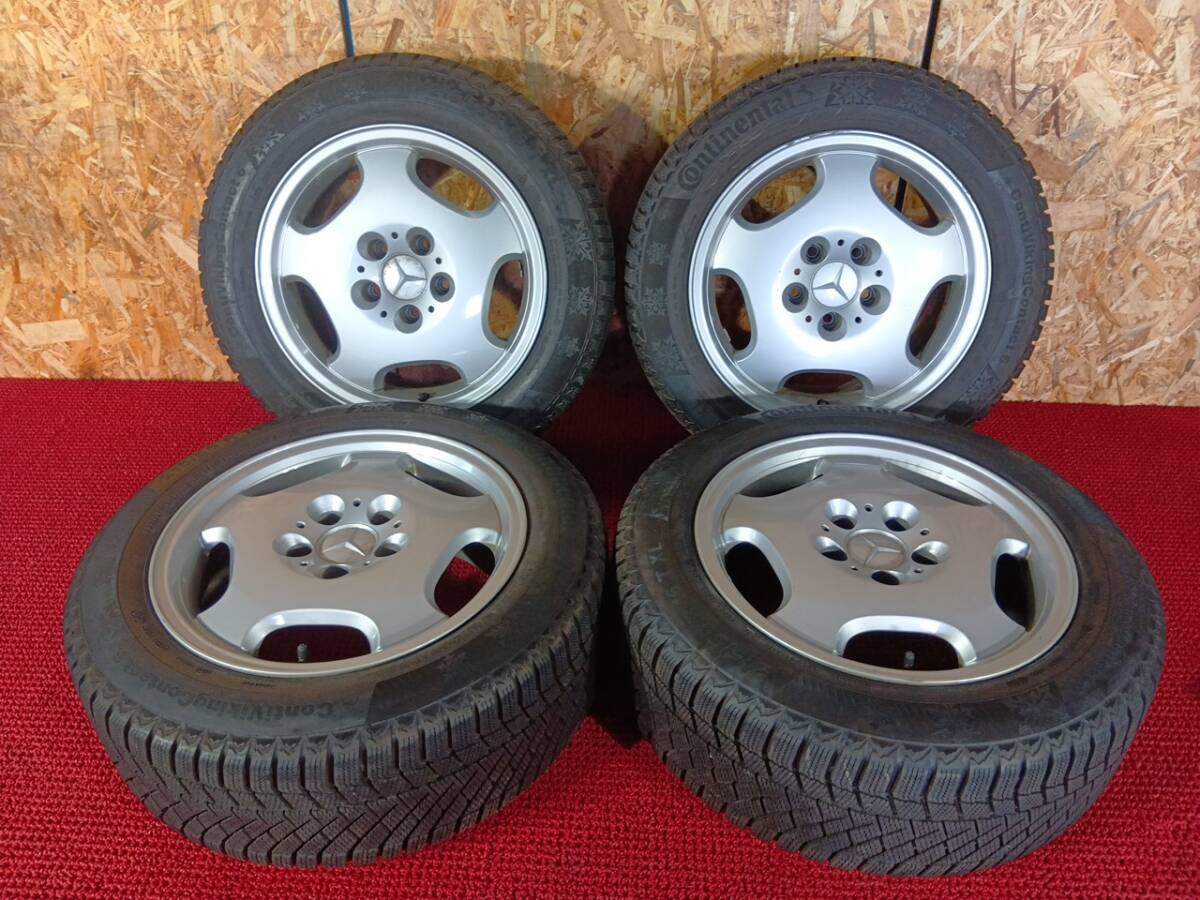 溝有 コンチネンタル ContiVikingContact6 215/55R16 ホイールセット ベンツ 売切!!