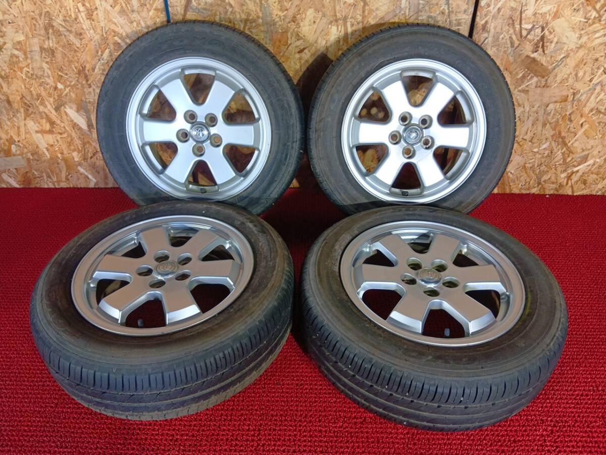 トヨタ 20プリウス 純正 15×6J 5H/100 トーヨー SD-7 185/65R15 夏タイヤ付4本 中古 売切!!