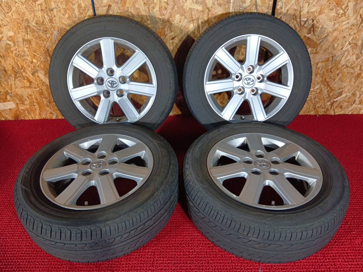 ヨコハマ A580 205/60R16 トヨタ 純正 16×6J 5H/114.3 夏タイヤ付4本 中古 売切!!