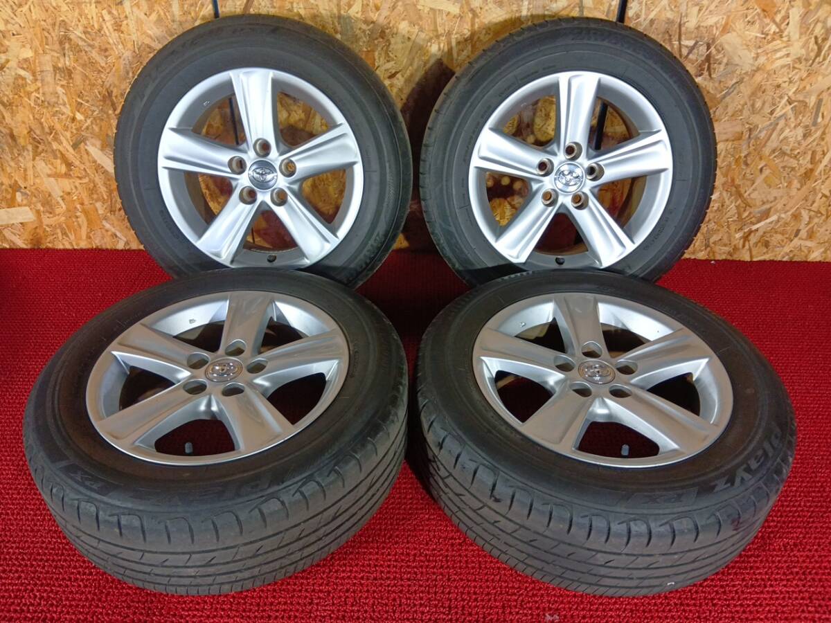 ブリヂストン Playz PX 215/60R16 トヨタ マークX 16×7J 5H/114.3 夏タイヤ付4本 中古 売切!!