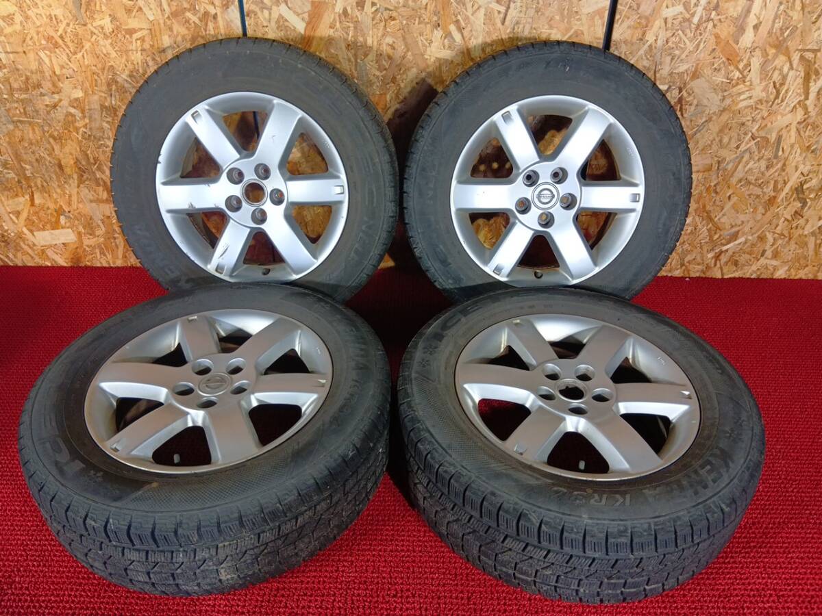 日産 エクストレイル 純正 17×6.5J 5H/114.3 KENDA KR36 ICETEC NEO 225/65R17 夏タイヤ付4本 中古 売切!!