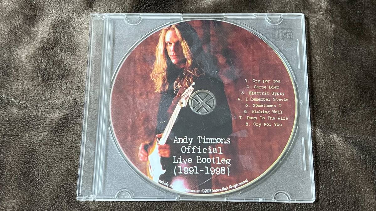 【レア】Andy Timmons アンディ・ティモンズ Official Live Bootleg 1991-1998 DVD Danger Danger レア ギター