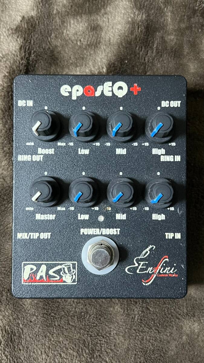Enfini Custom Works イーパス epasEQ+ 箱・説明書付き アコギプリアンプ・ブースター