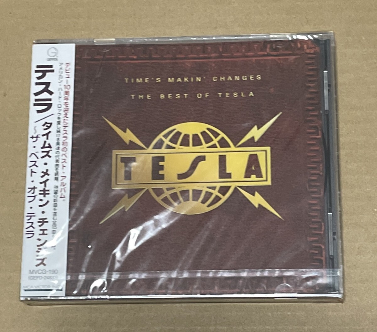 未開封 送料込 Tesla - Time's Makin' Changes The Best Of Tesla 国内盤CD / ザ・ベスト・オブ・テスラ / MVCG190