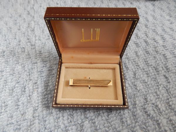 Dunhill　ダンヒルネクタイピン　シルバー925製　金色