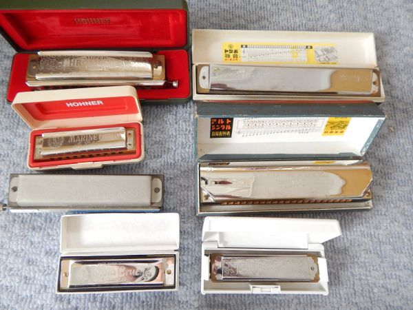 ハーモニカ　ブルースハープ　HOHNER　TOMBO YAMAHA　合計7本セット