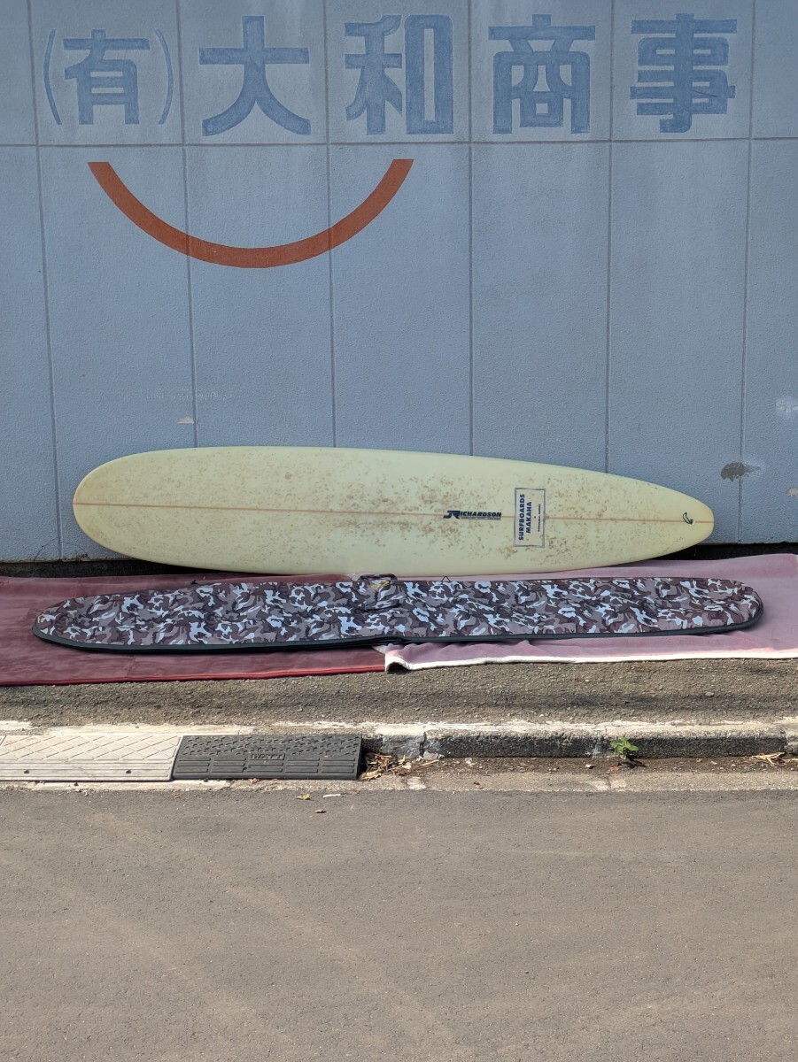 【24874R108】※直接お引き取り限定※ ロング サーフボード 全長275.5cm 約9フィート RICHARDSON MAKAHA HONOLULU HAWAII サーフィン