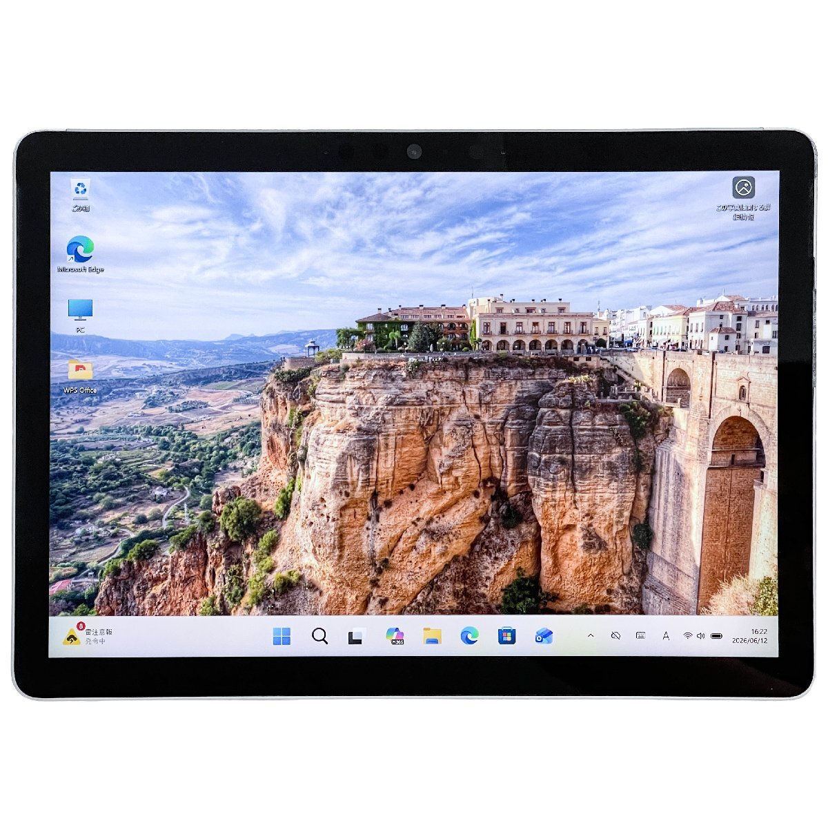 ★1円開始★軽量小型タブレットPC Surface Go 2 10.5 インチ 第8世代 Core m3/8GB/128GB/Type-C/Win11 pro★YSU0067
