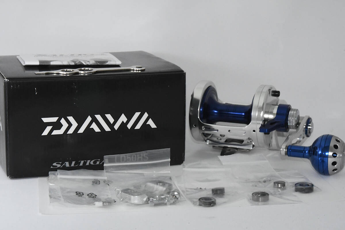 ダイワ ソルティガ LD50HS ベイトキャスティング ベイトリール レバードラグ DAIWA SALTIGA ＋箱 付属品 GT ヒラマサ カンパチ 0618-01
