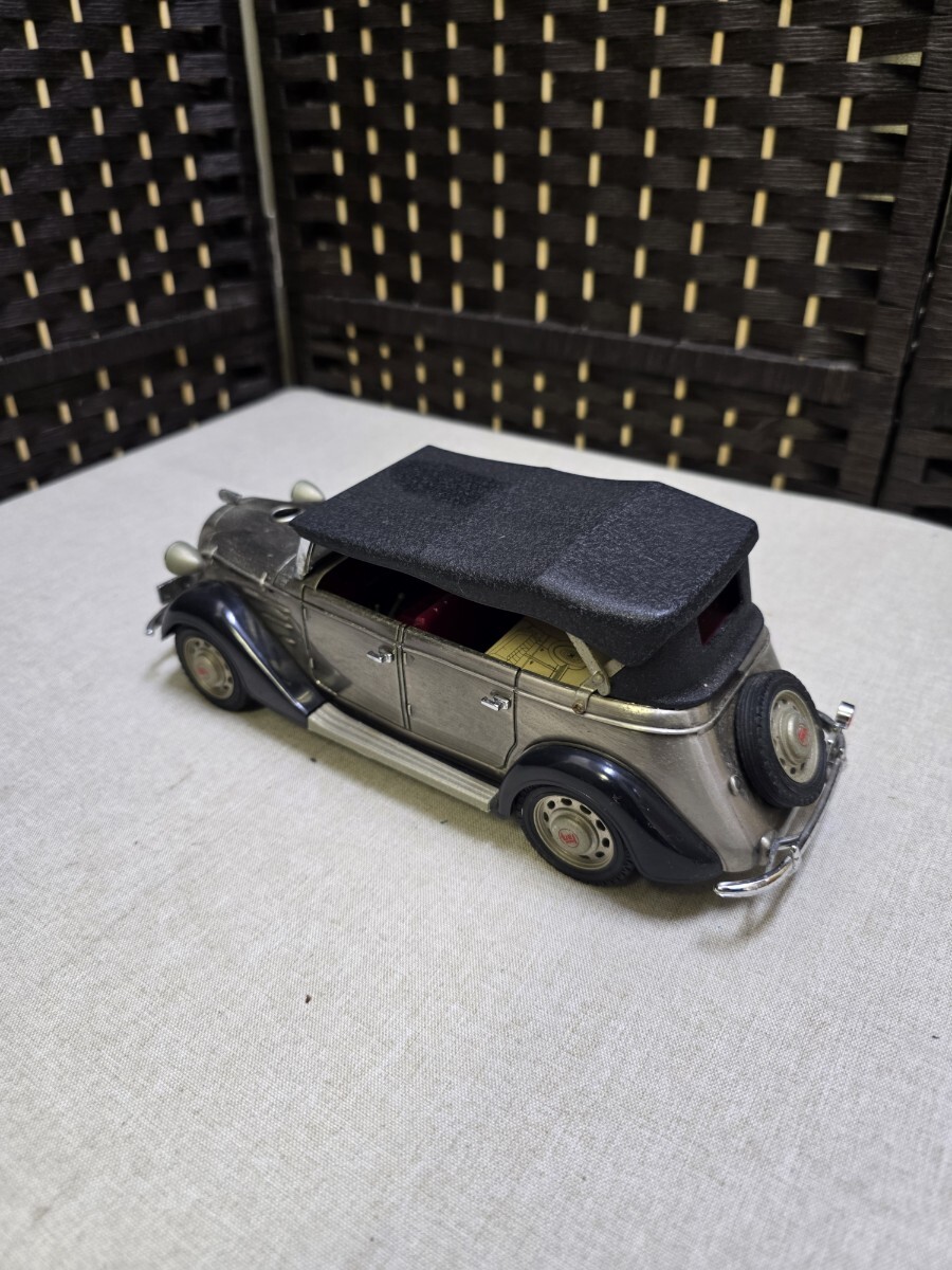 【現状品】トヨタ AB型フェートン ミニカー ライター 昭和レトロ ビンテージモデル 黒幌 解説書・ライター説明書付 動作未確認
