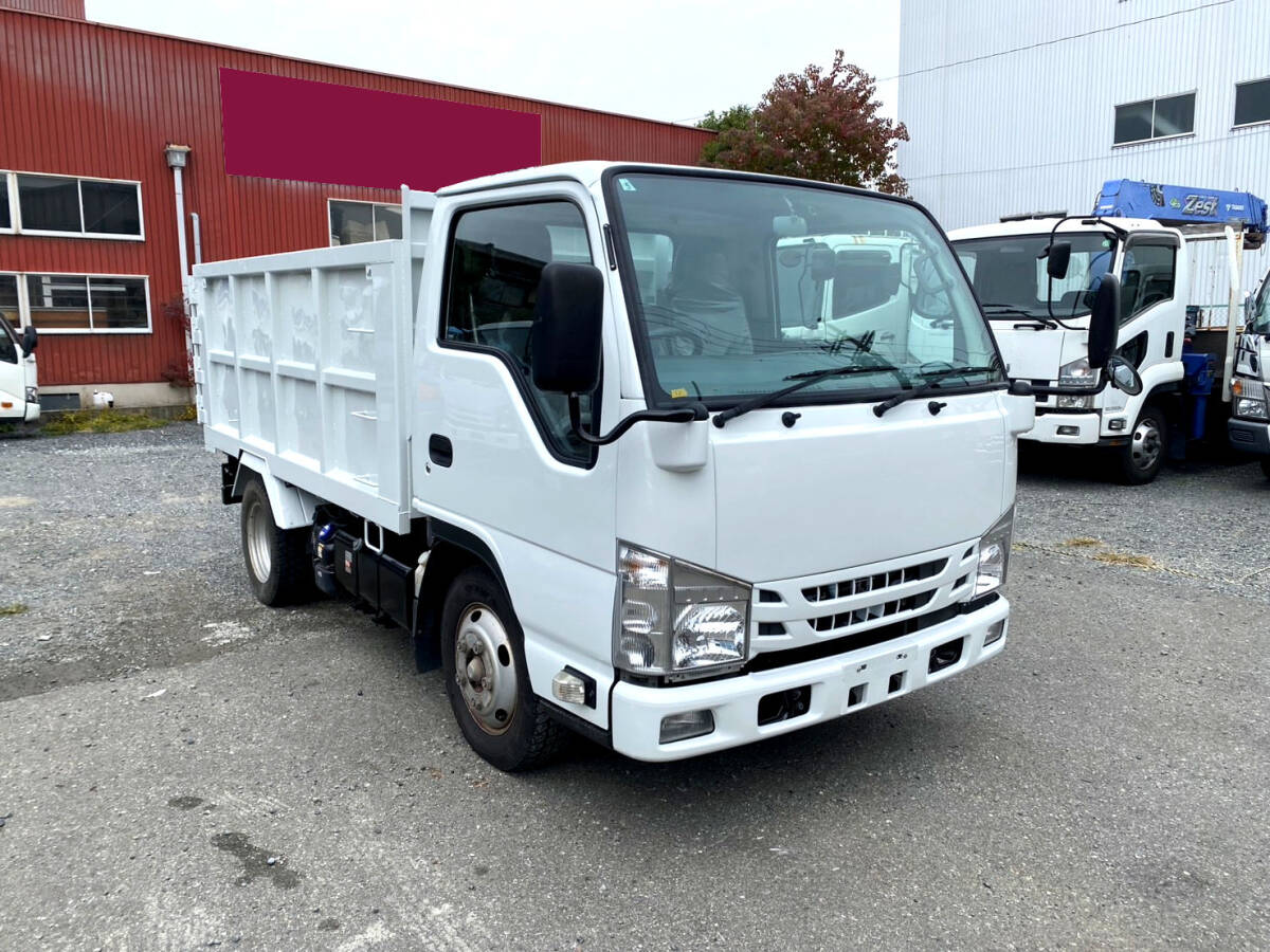 ★令和2年 いすゞエルフ 2t 深ダンプ 低床 準中型5t未満 ETC 全塗装★