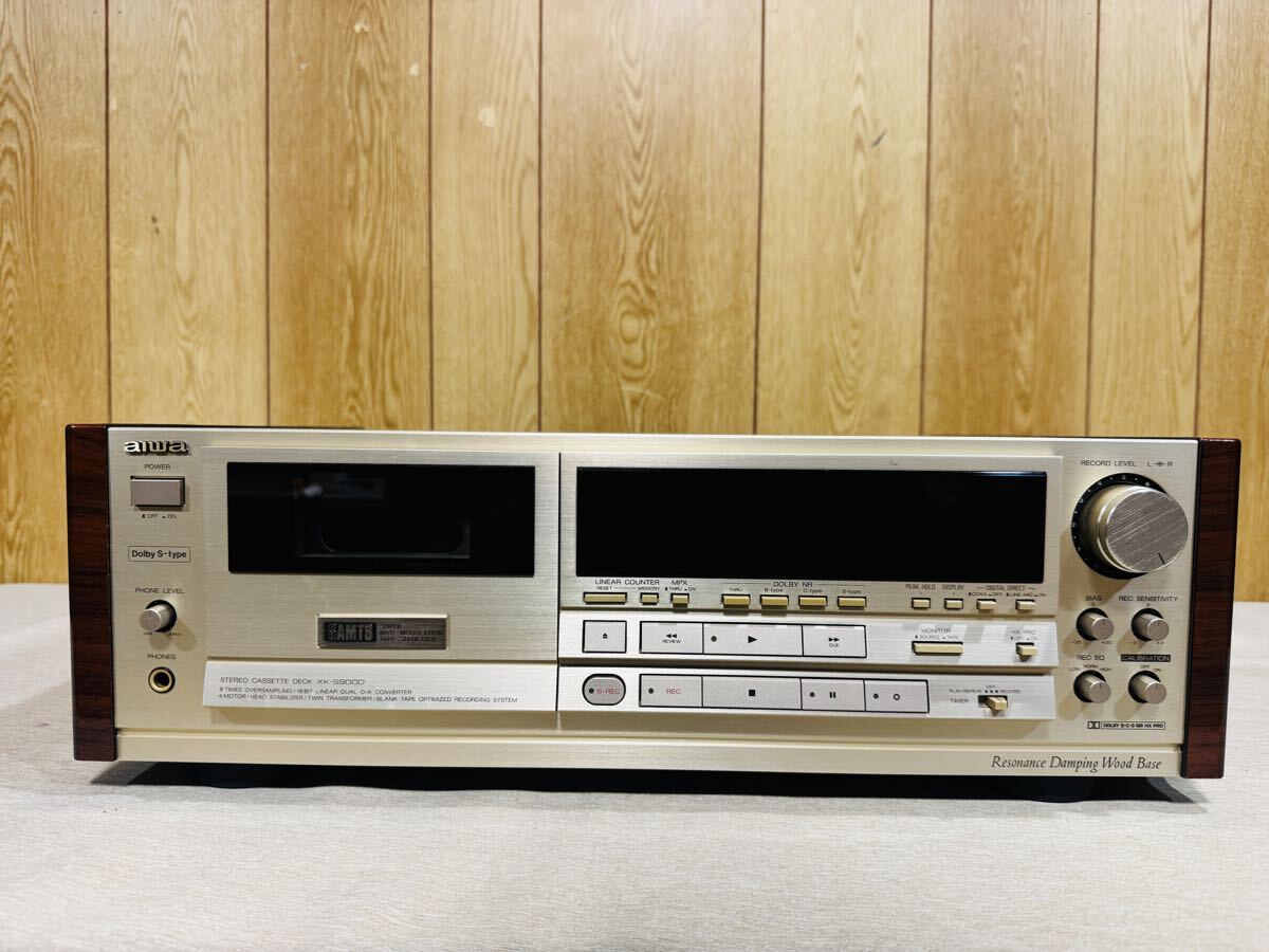 AIWA カセットデッキ XK-S9000 アイワ