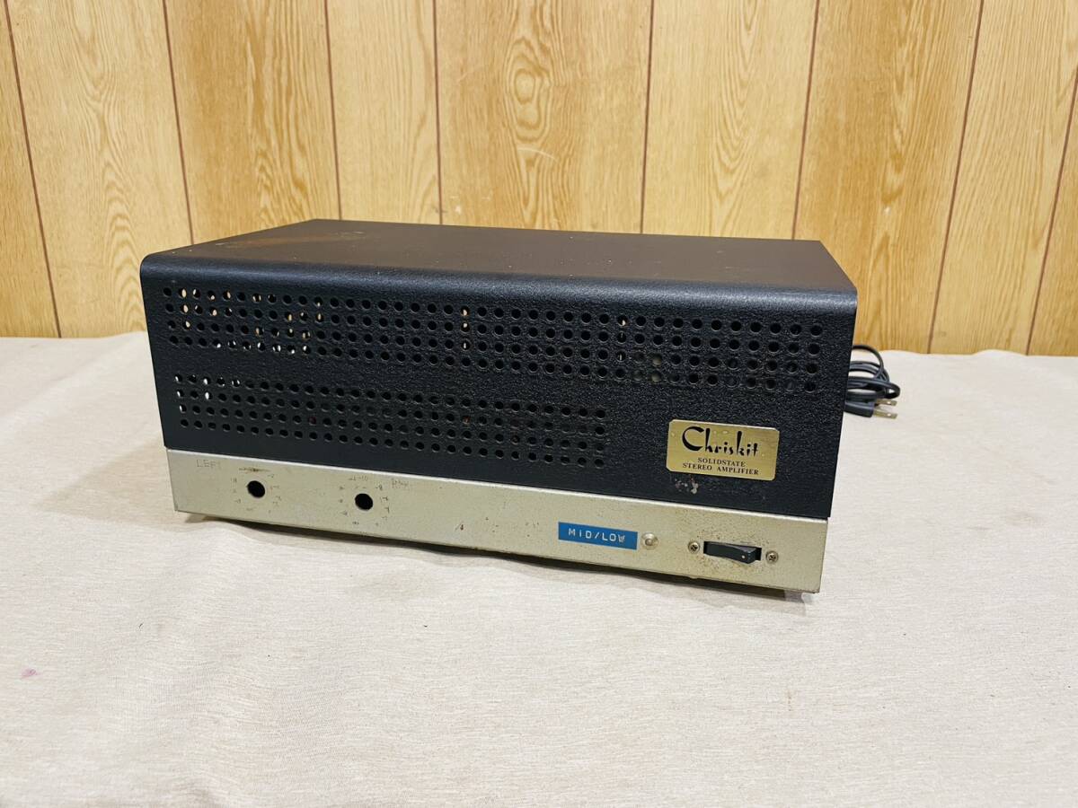 Chriskit クリスキット SOLIDSTATE STEREO AMPLIFIER アンプ