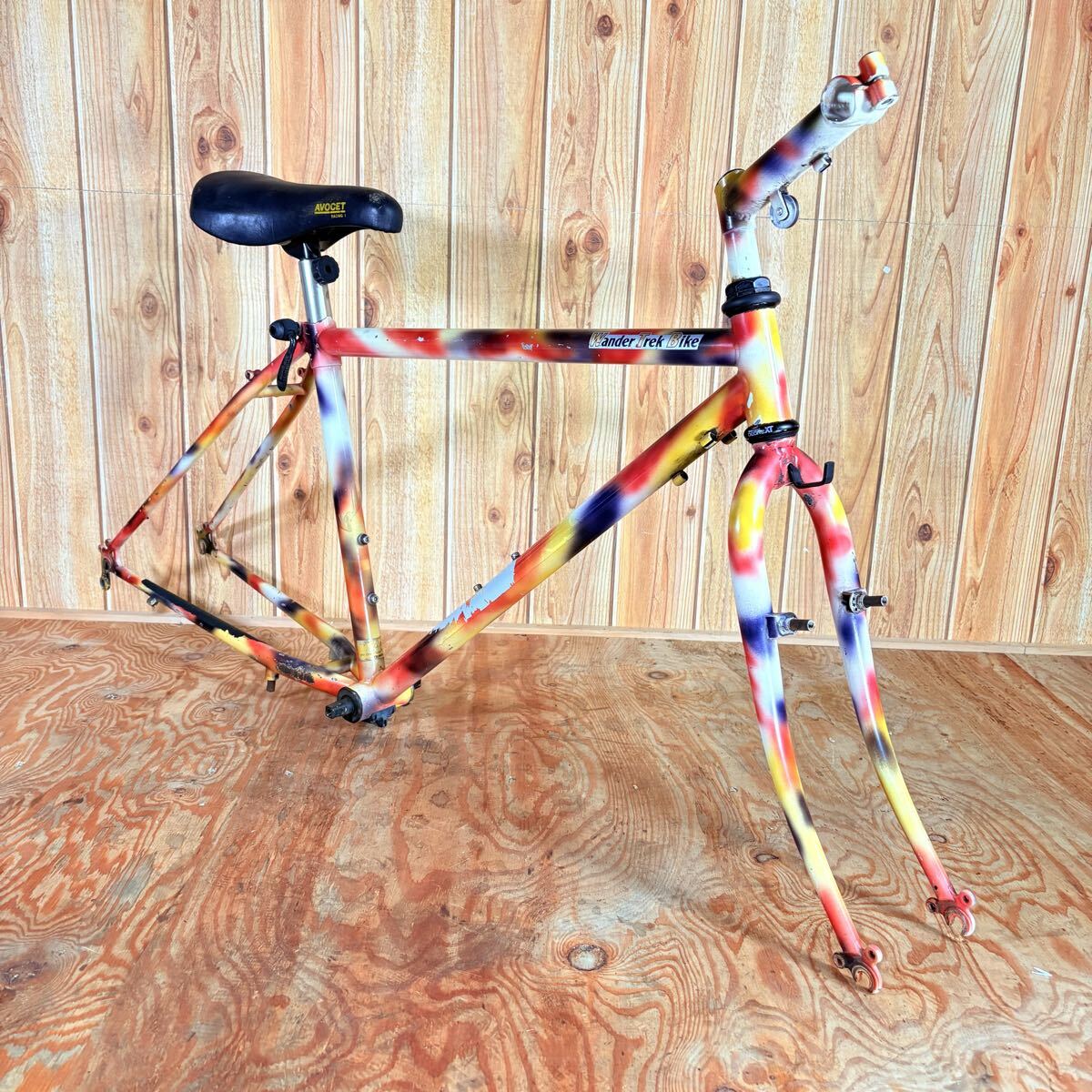 訳あり OLD MTB 26インチ クロモリフレーム ステム同色 レストア カスタム 