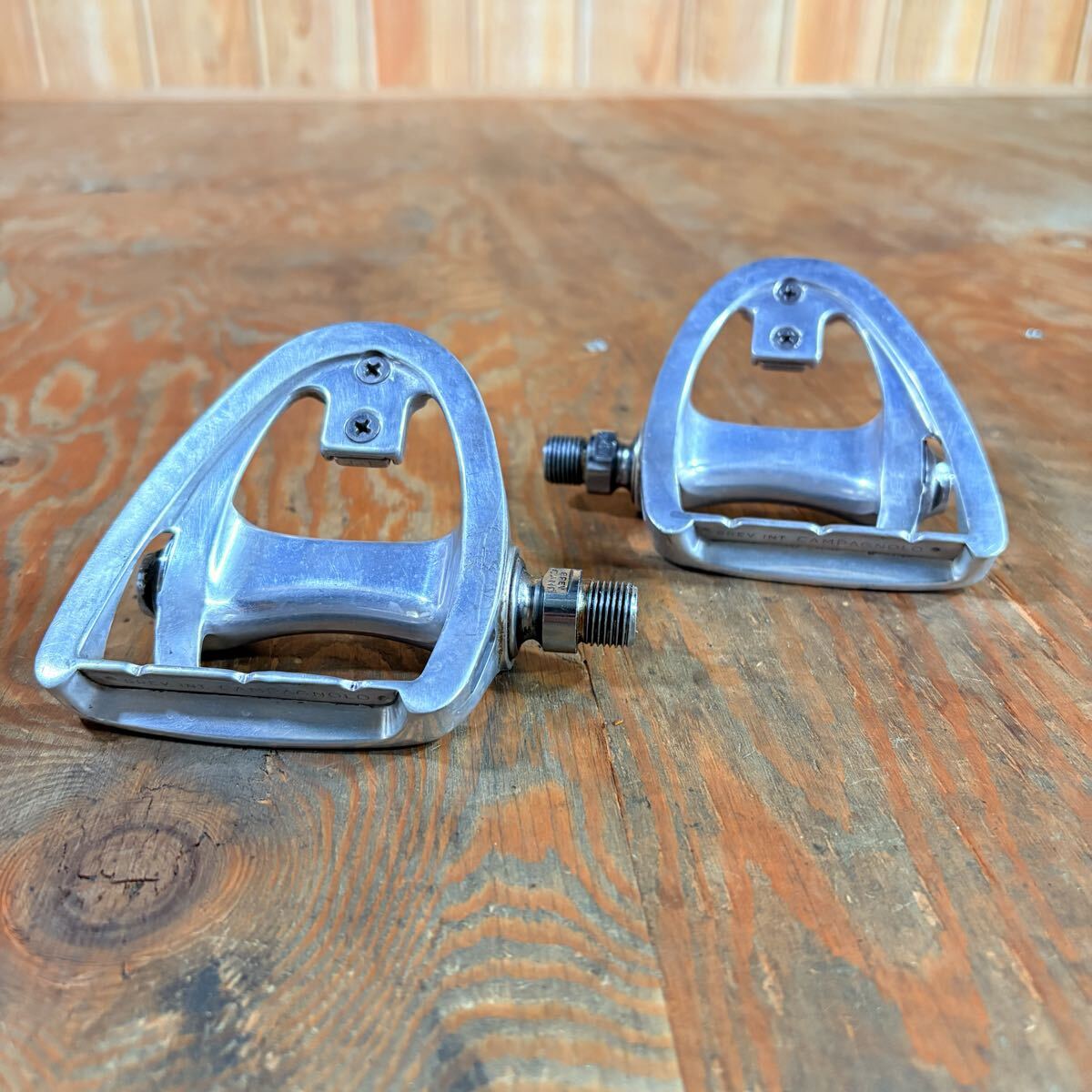 レア CAMPAGNOLO カンパニョーロ ペダル シルバー ロードバイク ツーリング レトロ レストア