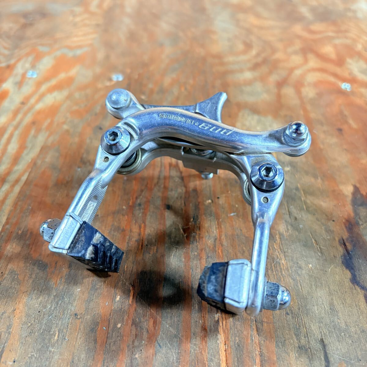 SHIMANO 600 ブレーキキャリパー キャリパーブレーキ リア用 シルバー レトロ シマノ 