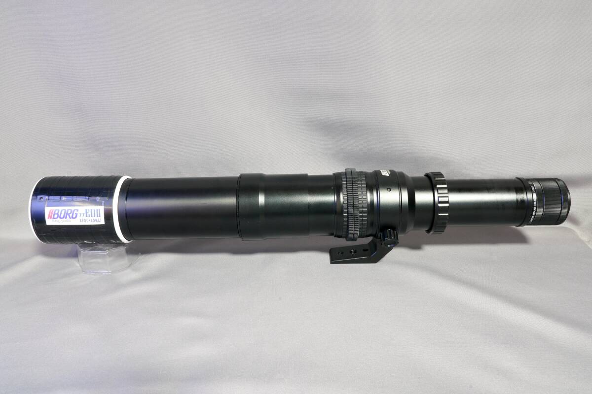 中古良品 BORG77EDⅡ ＋ 135mm 鏡筒＋ レンズユニットBU-1 ＋ カメラマウントホルダM ＋ 延長筒S ＋ 延長筒M ＋ NEXカメラマウント
