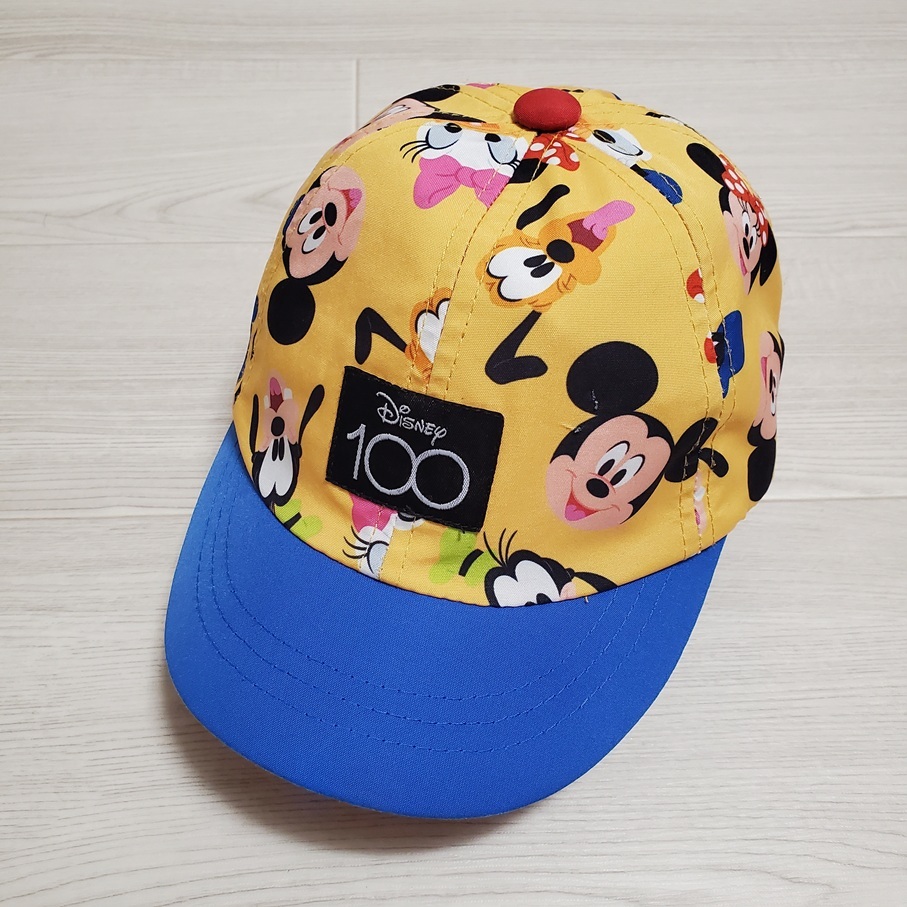 【数回のみ使用】ディズニー Disney 100周年記念 子供用キャップ 帽子