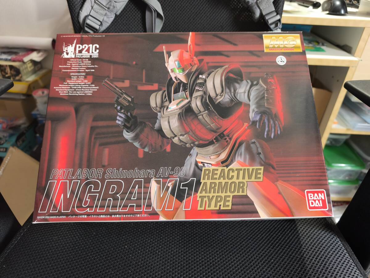 プラモデル バンダイ BANDAI 1/35 マスターグレード MG イングラム1号機 INGRAM1 リアクティブアーマー装備 
