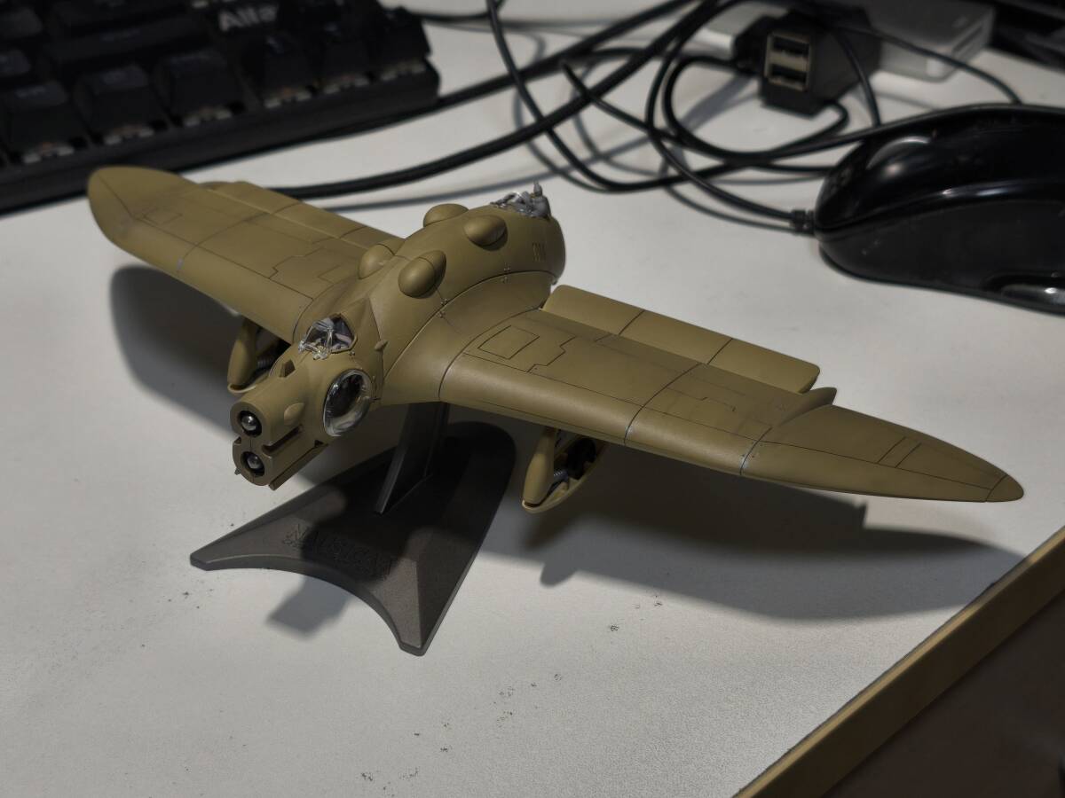 組み立て塗装済み BANDAI バンダイ 1/72 プラモデル 風の谷のナウシカ 風の谷のガンシップ