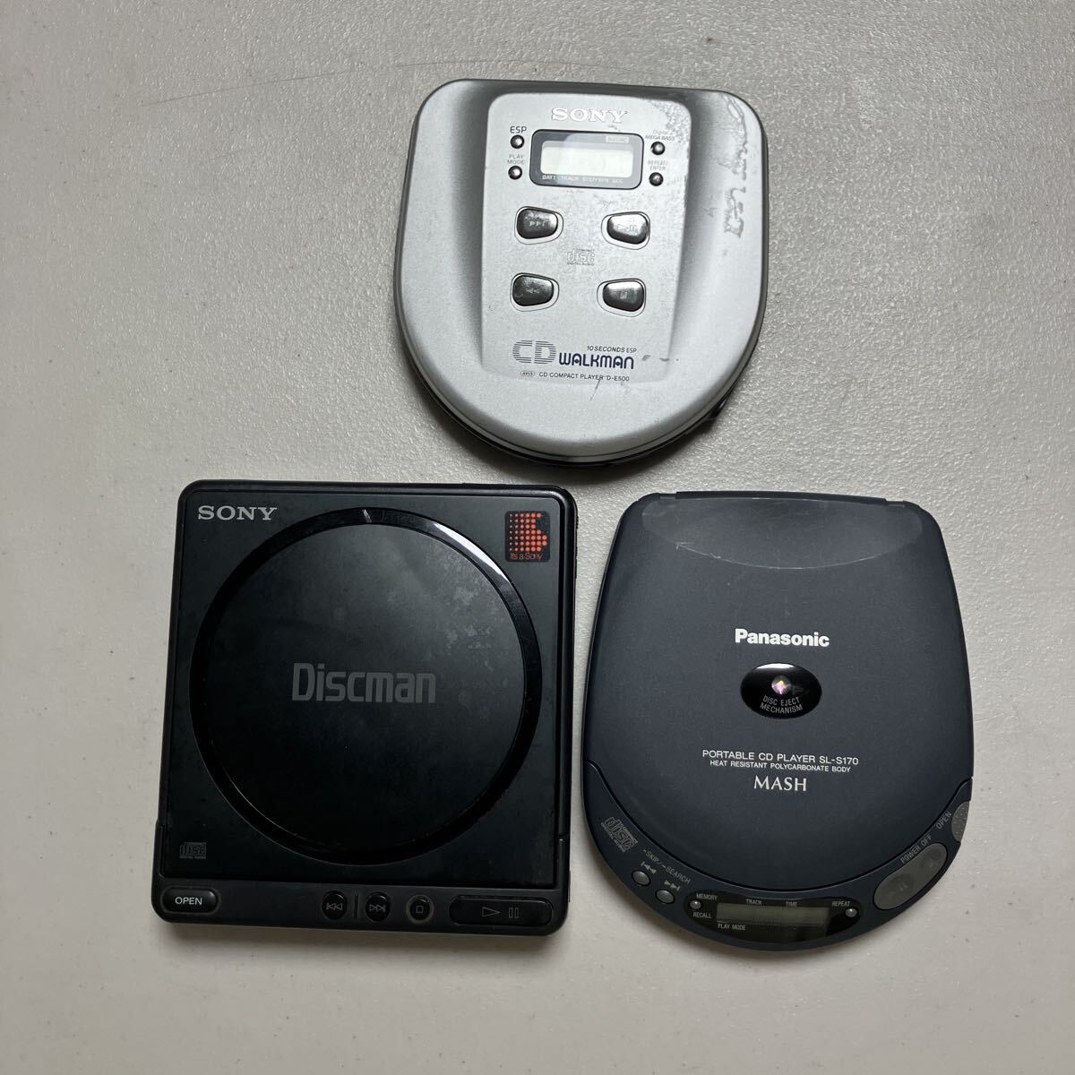 ジャンク SONY ウォークマン Panasonic ポータブルCDプレーヤー まとめ売り 動作未確認