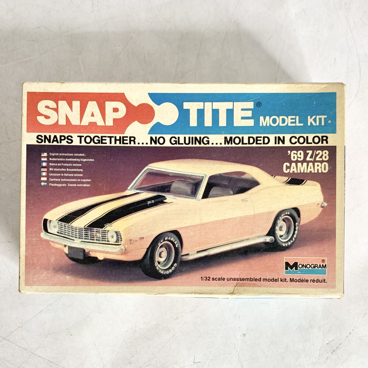 MONOGRAM モノグラム 1/32 '69 Z/28 Camaro カマロ SNAP TITE チョイ組 デカール欠品 現状品