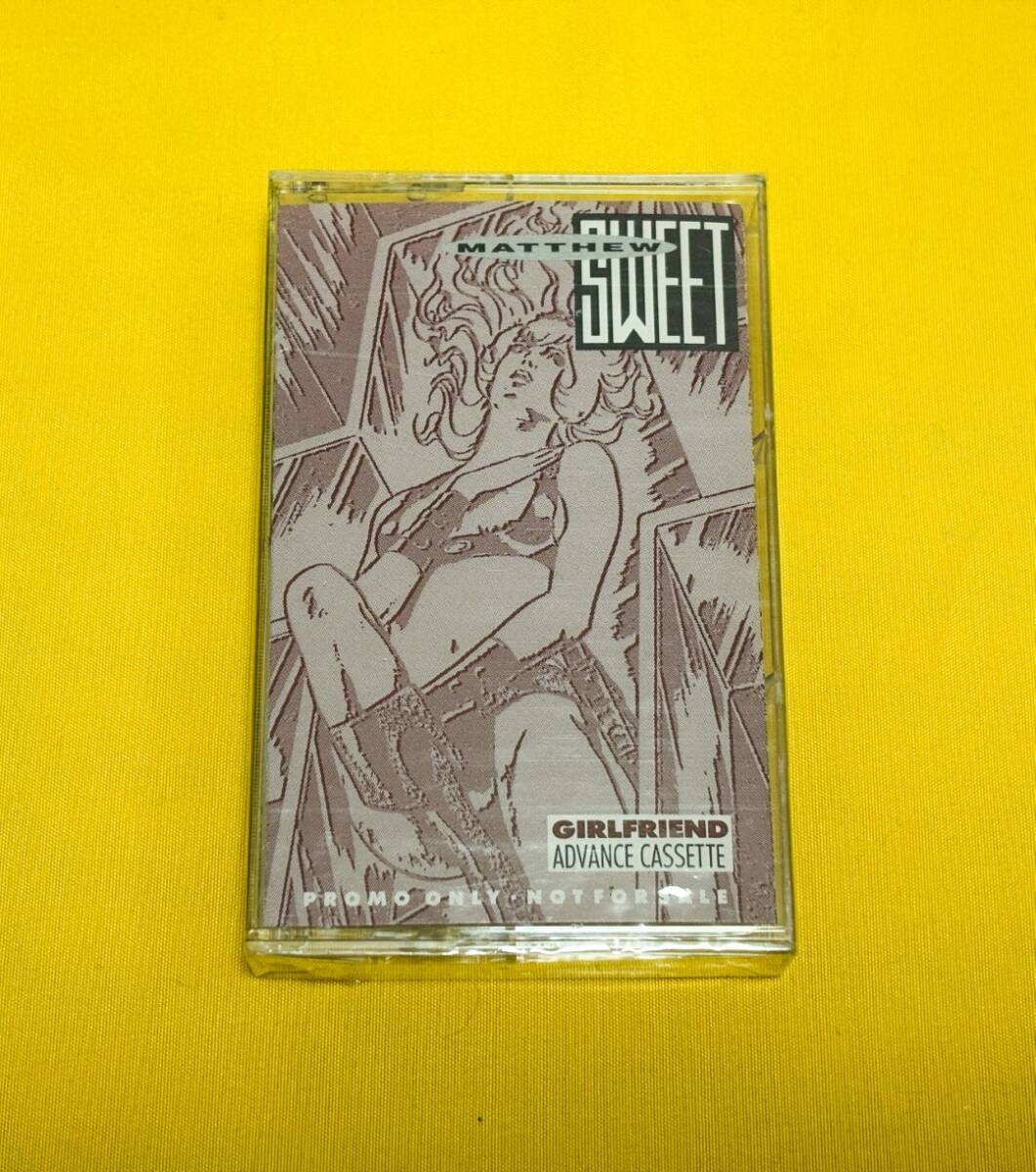 ◆US ORG カセットテープ 未開封◆ MATTHEW SWEET / GIRLFRIEND / マシュー・スウィート ◆貴重プロモ！　テープ8本まで送料230円