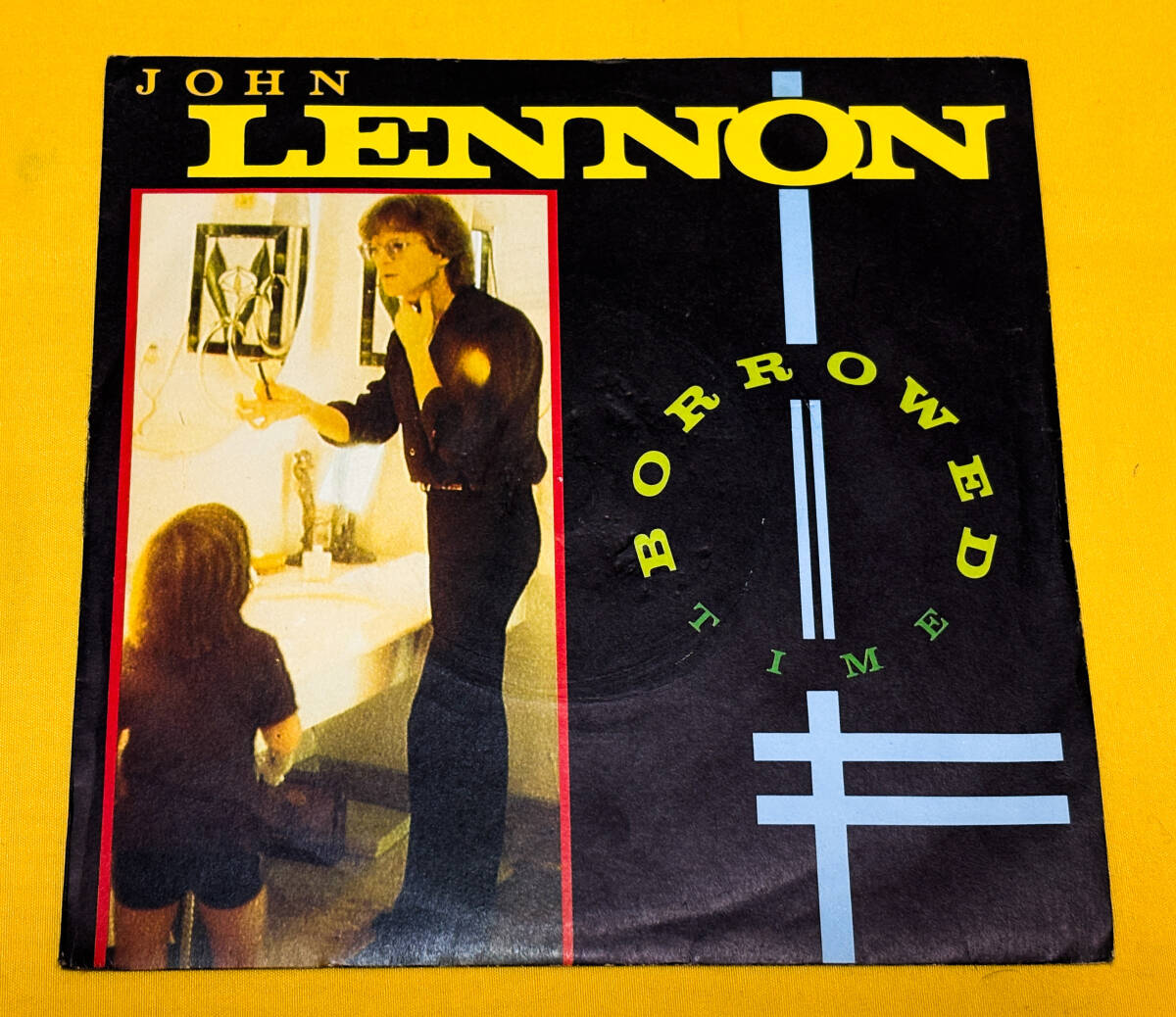 ◆UK ORG◆ JOHN LENNON / BORROWED TIME / YOKO ONO / YOUR HANDS ◆貴重ジャケット付き　/EP10枚まで送料230円