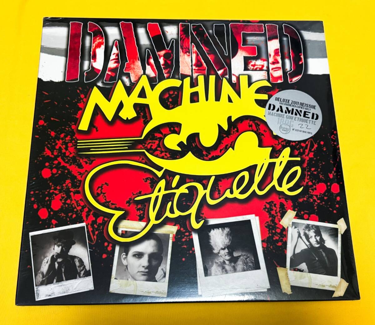 ◆UK盤LP 未開封！◆ THE DAMNED / MACHINE GUN ETIQUETTE ◆レア独自デフジャケ/180g重量盤