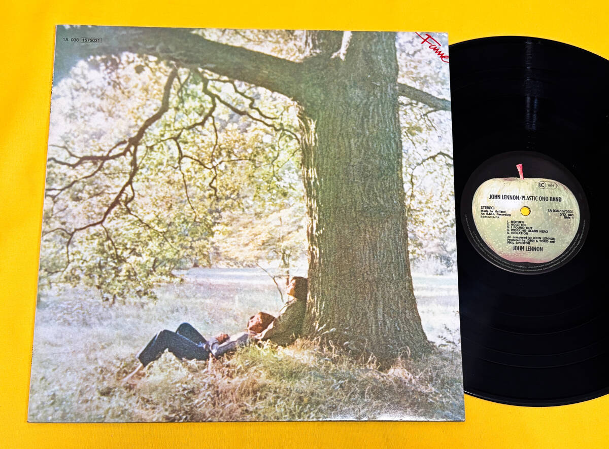 ◆EU盤 LP◆ JOHN LENNON / PLASTIC ONO BAND / ジョンの魂 ◆裏面デフジャケ