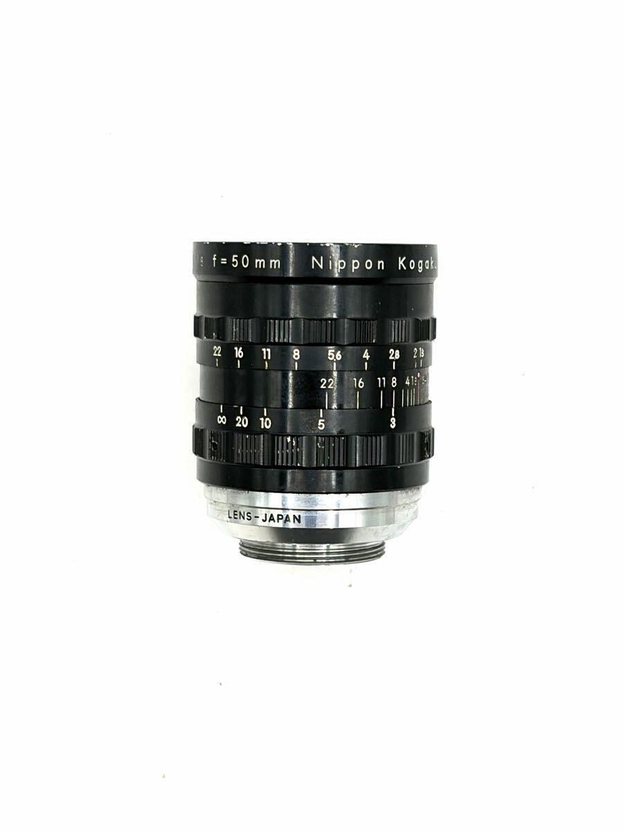 日本光学 Cine-NIKKOR 1:1.8 f=50mm Nippon Kogaku Japan No.150706 オールドレンズ ジャンク扱い