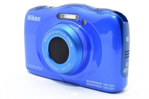 ★外観美品★ニコン Nikon COOLPIX W100 防水 コンデジ ジャンク #BC002/6746/V ★