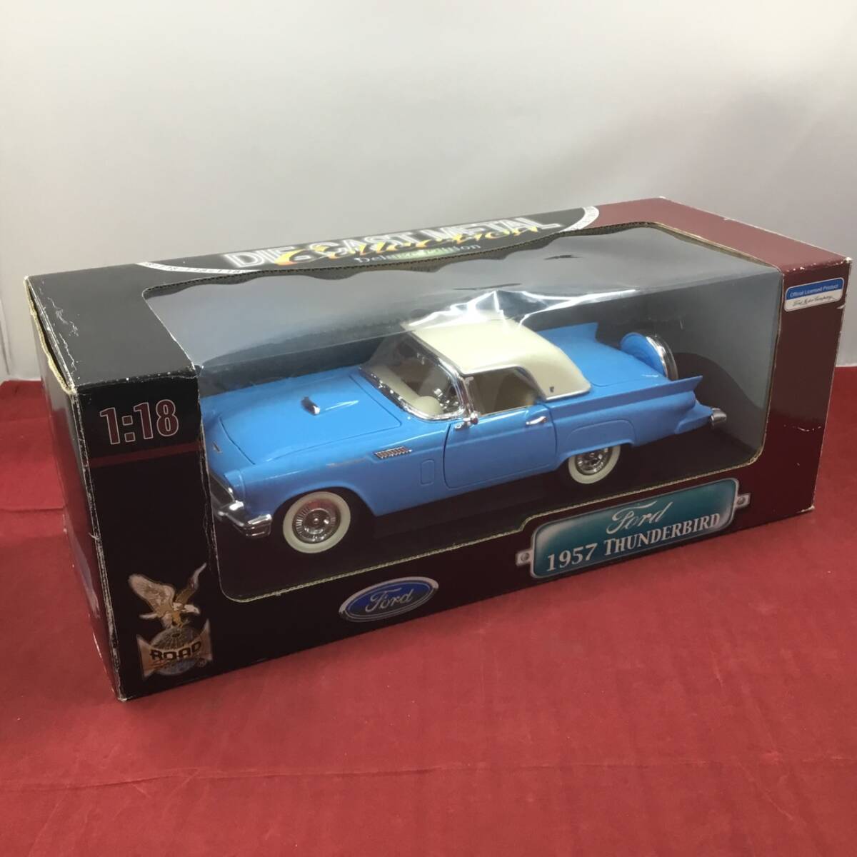 YATMING ヤトミン 1/18 Ford 1957 THUNDERBIRD フォード サンダーバード ブルー 中古品