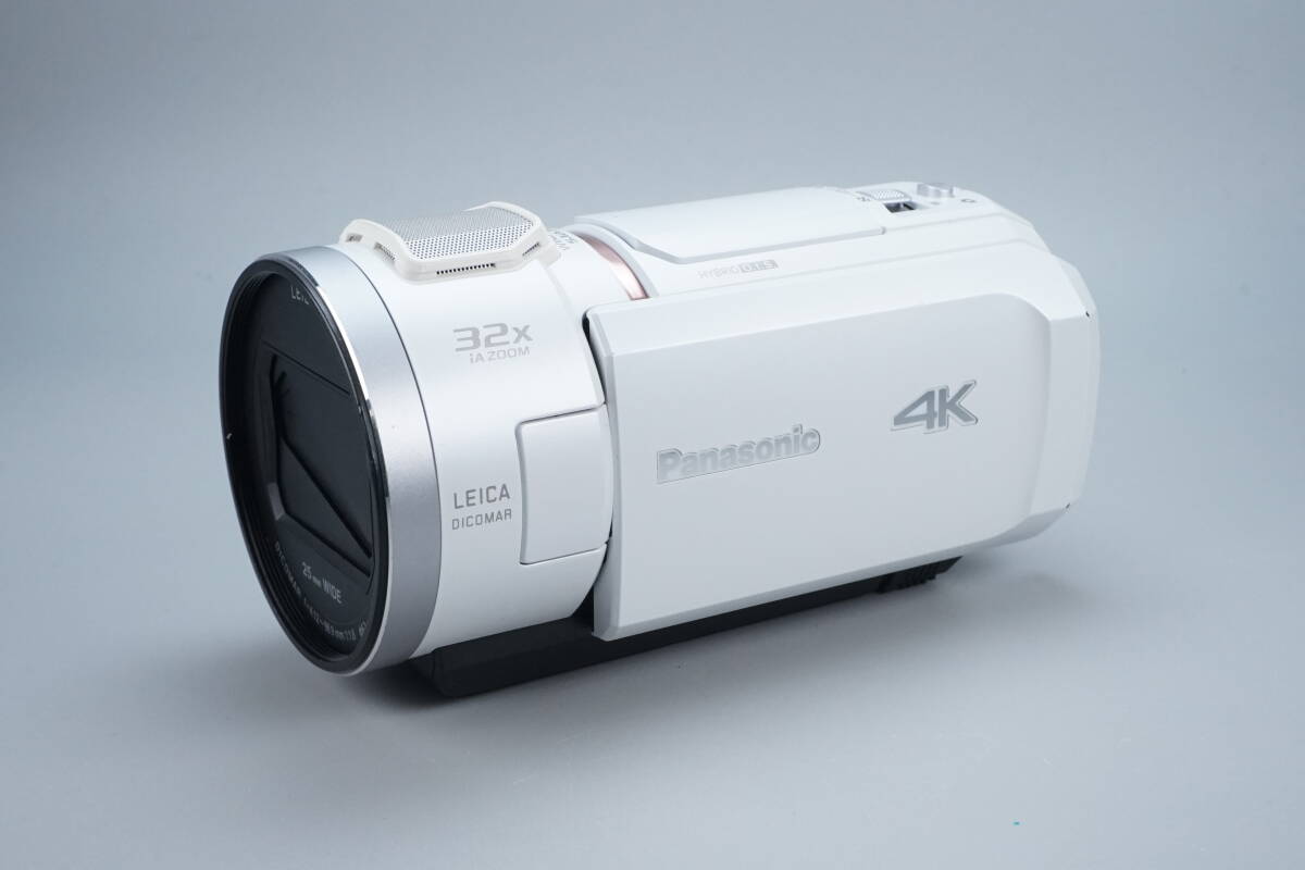 ★現状品★ Panasonic パナソニック HC-VX2M ホワイト 4K デジタルビデオカメラ