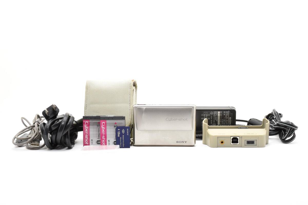【2213】Sony コンパクトデジタルカメラ DSC-T1[シルバー」