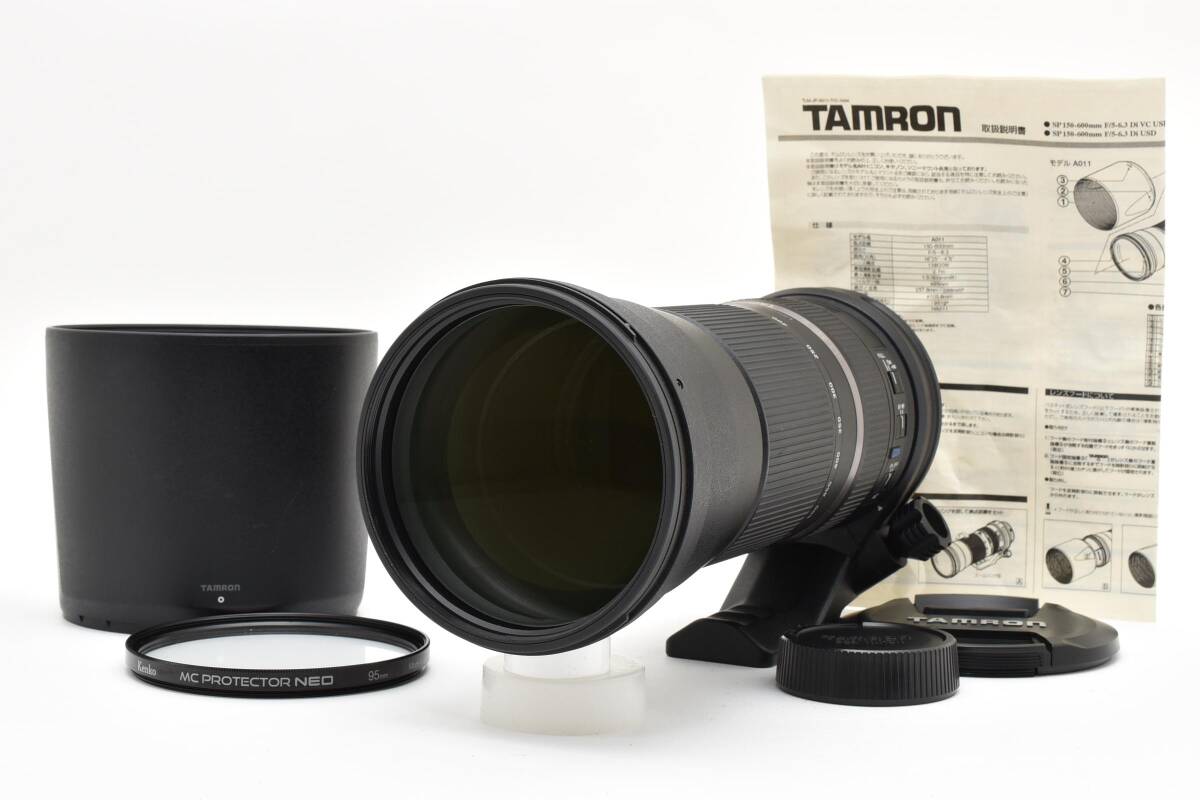 【2242】良品 TAMRON SP 150-600mm F/5-6.3 Di VC USD Model A011 ニコン用